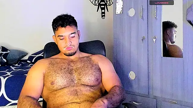 Big furry bear13 online show from 03.14.25