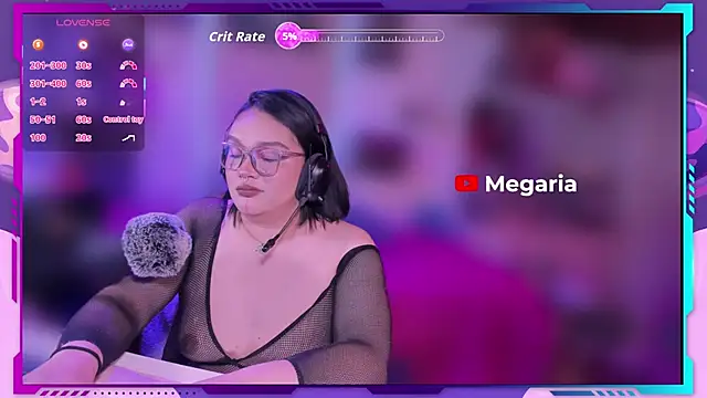 Snapshot of MegariaB chatting on 04.24.26 MegariaB online show from 04.24.26