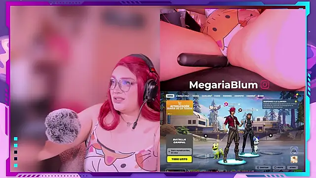 Snapshot of MegariaB chatting on 05.14.26 MegariaB online show from 05.14.26
