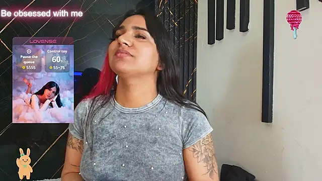 Snapshot of Kagome01 chatting on 02.14.26 Kagome01 online show from 02.14.26