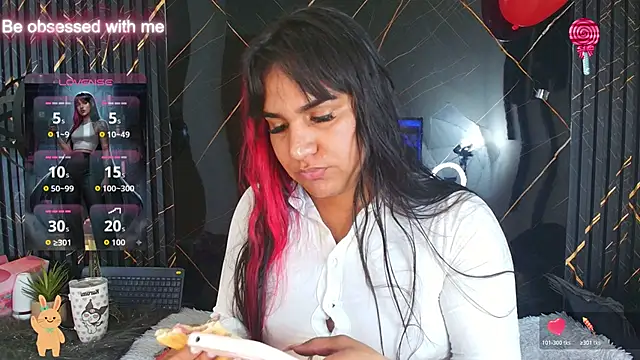 Snapshot of Kagome01 chatting on 02.24.26 Kagome01 online show from 02.24.26