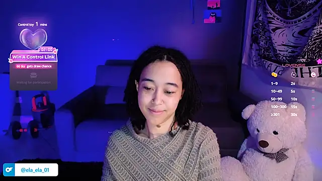 Snapshot of ela_0 chatting on 12.17.24 ela 0 online show from 12.17.24