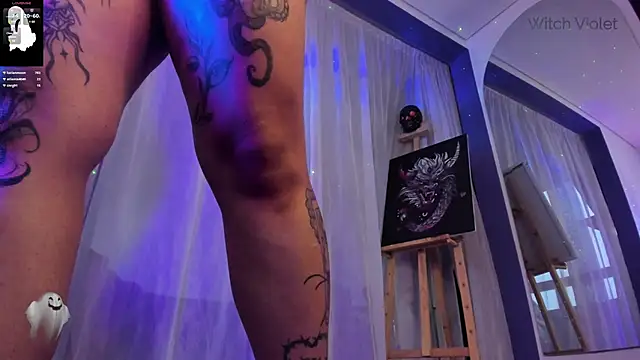 Snapshot of witchviolet chatting on 03.02.25 witchviolet online show from 03.02.25