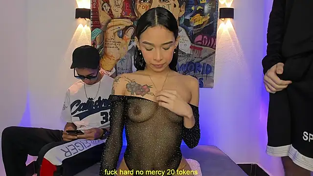 Snapshot of Threesome-no-mercy chatting on 10.06.25 Threesome-no-mercy online show from 10.06.25