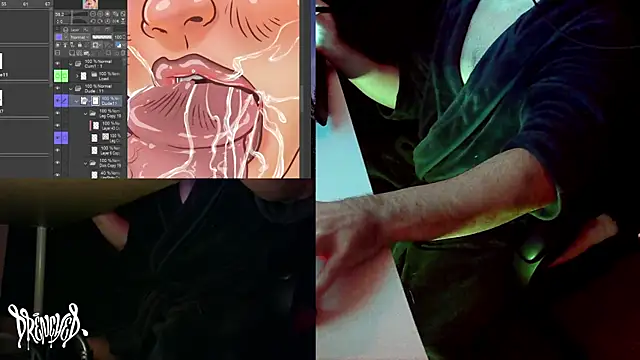 DrenchedArt online show from 01.08.25