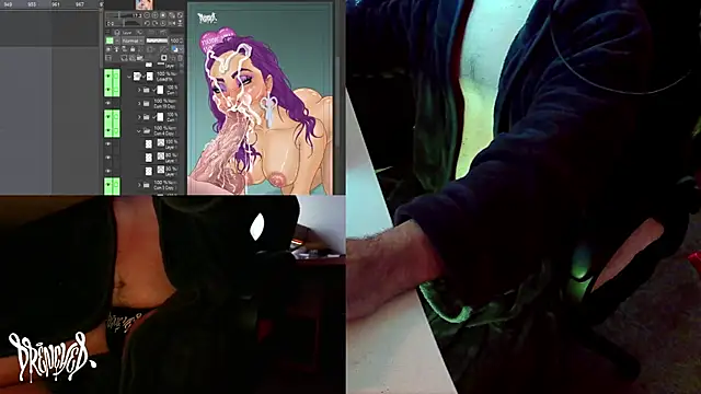 DrenchedArt online show from 01.21.25