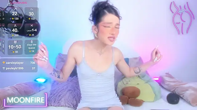 moonfiredancer online show from 12.07.24