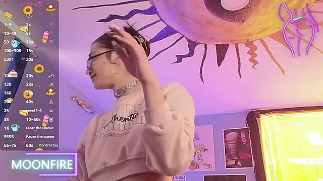 moonfiredancer online show from 01.21.25