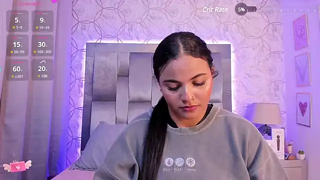 Snapshot of EmmaWeest chatting on 12.14.24 EmmaWeest online show from 12.14.24