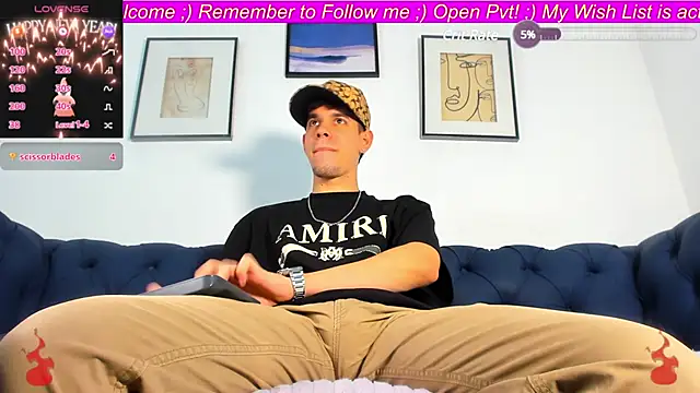 Snapshot of BRAYHAMBROWN chatting on 01.18.25 BRAYHAMBROWN online show from 01.18.25