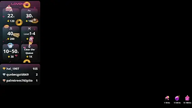 Snapshot of Sofia_Clauss_ chatting on 11.24.25 Sofia Clauss online show from 11.24.25