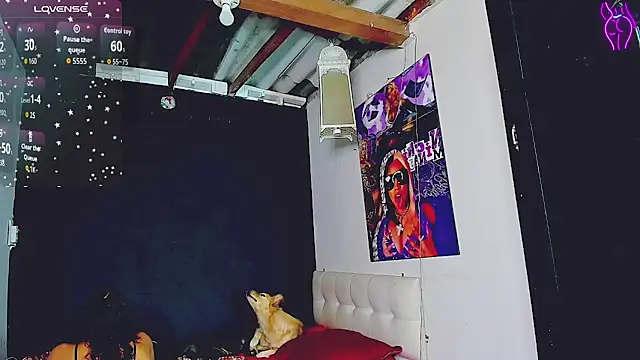 Snapshot of Bigcatalove chatting on 10.19.25 Bigcatalove online show from 10.19.25