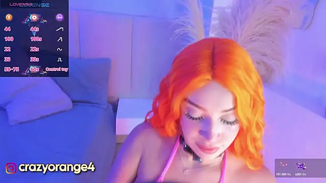 Snapshot of Crazyorange_ chatting on 02.27.25 Crazyorange online show from 02.27.25