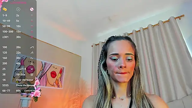 Snapshot of SkiinnyAna chatting on 02.06.25 SkiinnyAna online show from 02.06.25