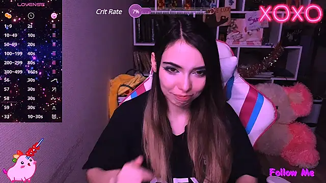 Snapshot of Sia_Shine chatting on 02.20.25 Sia Shine online show from 02.20.25