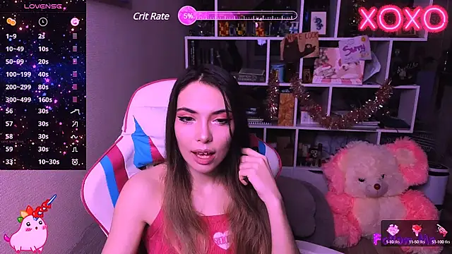 Snapshot of Sia_Shine chatting on 02.22.25 Sia Shine online show from 02.22.25