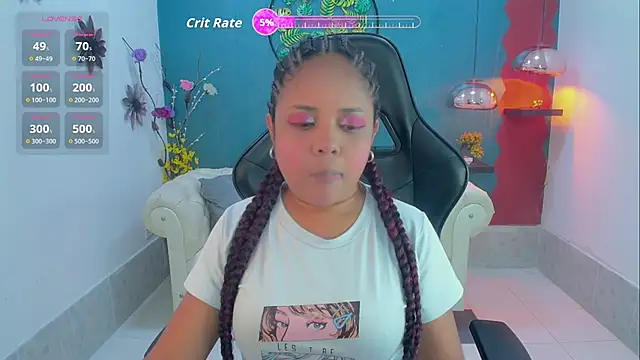 Snapshot of Melikasweetz chatting on 02.17.26 Melikasweetz online show from 02.17.26