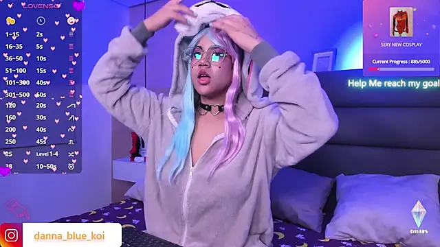 blue koi online show from 01.02.25