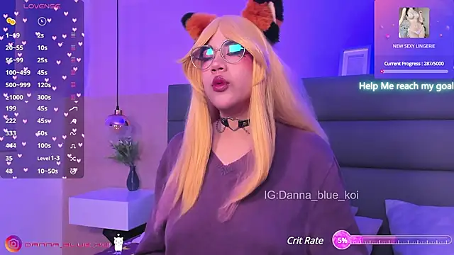 blue koi online show from 01.21.25