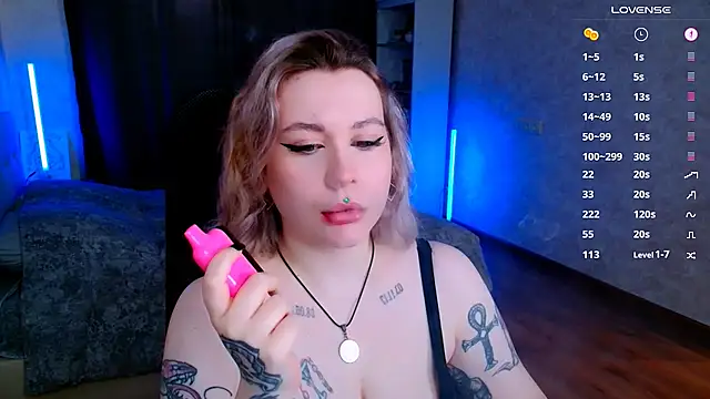 Snapshot of Blueberry-baby chatting on 02.24.25 Blueberry-baby online show from 02.24.25