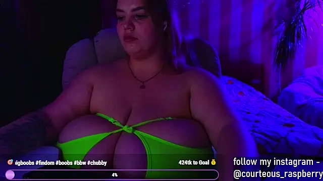 Snapshot of courteous_raspberrry chatting on 12.22.24 courteous raspberrry online show from 12.22.24