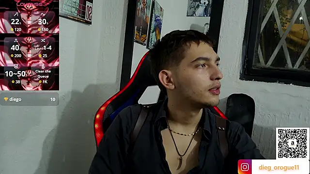 Snapshot of DiegoRogue_ chatting on 03.13.25 DiegoRogue online show from 03.13.25