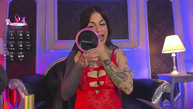 Snapshot of MeganDraco_ chatting on 02.04.26 MeganDraco online show from 02.04.26