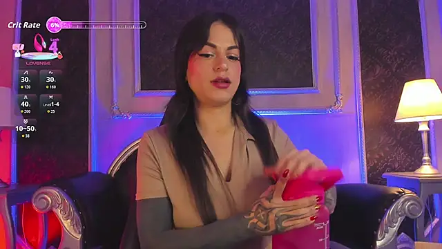 Snapshot of MeganDraco_ chatting on 02.06.26 MeganDraco online show from 02.06.26