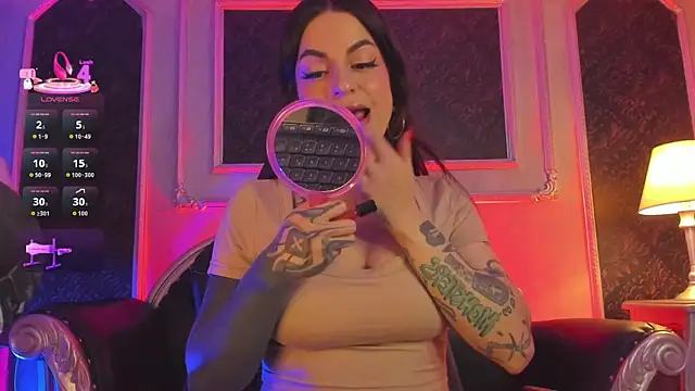 Snapshot of MeganDraco_ chatting on 02.09.26 MeganDraco online show from 02.09.26