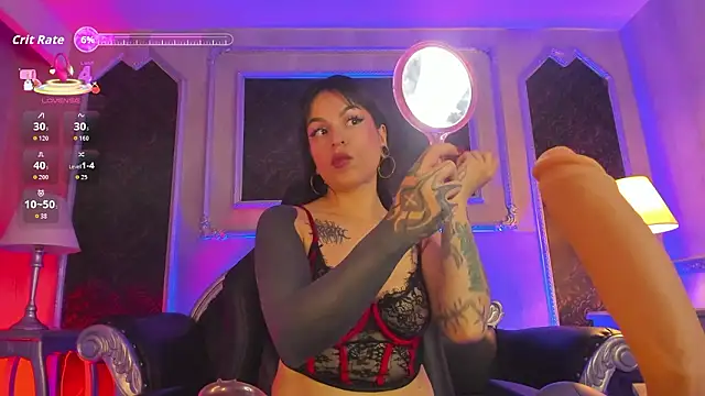 Snapshot of MeganDraco_ chatting on 02.23.26 MeganDraco online show from 02.23.26