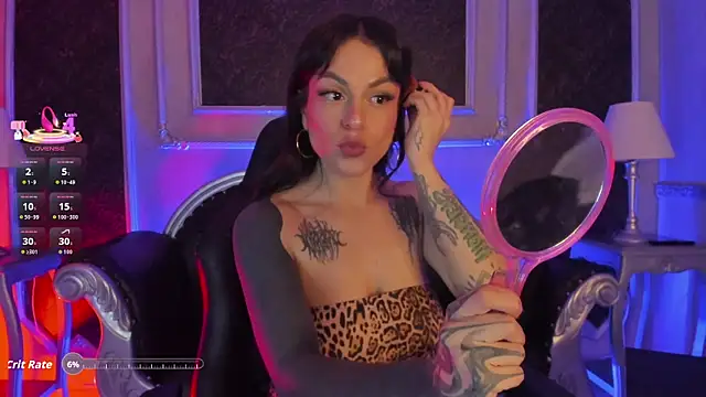 Snapshot of MeganDraco_ chatting on 04.25.26 MeganDraco online show from 04.25.26