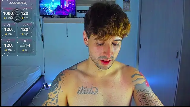 Snapshot of Ares_blue chatting on 02.22.26 Ares blue online show from 02.22.26