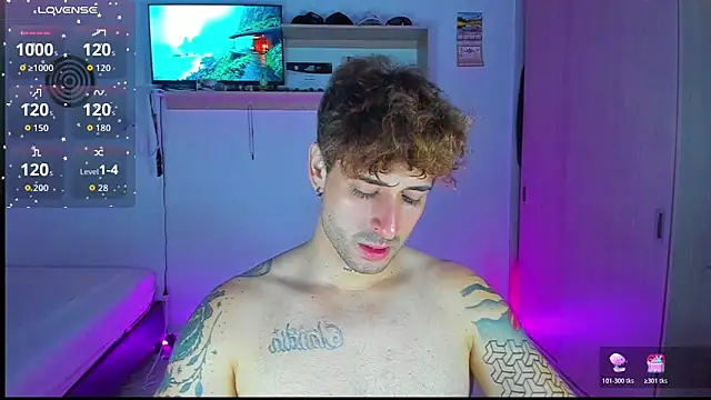 Snapshot of Ares_blue chatting on 02.24.26 Ares blue online show from 02.24.26