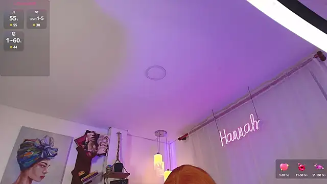 HANNAH LOVEE online show from 01.12.25