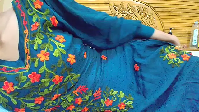 Snapshot of Srabontii chatting on 10.31.25 Srabontii online show from 10.31.25