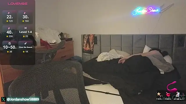 Snapshot of JordanShow chatting on 02.06.25 JordanShow online show from 02.06.25