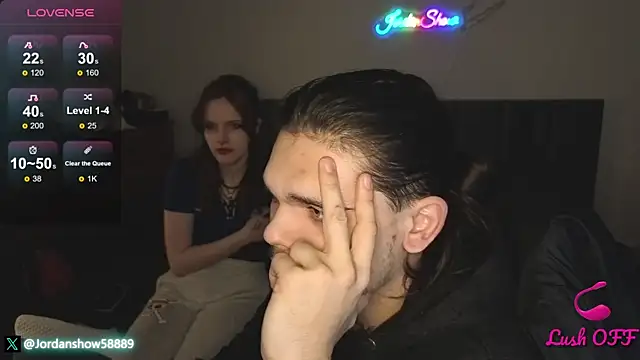 Snapshot of JordanShow chatting on 02.07.25 JordanShow online show from 02.07.25