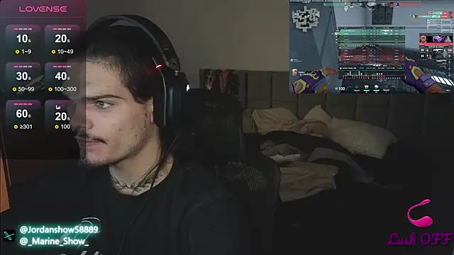 Snapshot of JordanShow chatting on 02.12.25 JordanShow online show from 02.12.25