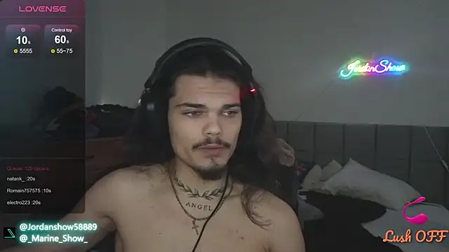 Snapshot of JordanShow chatting on 02.16.25 JordanShow online show from 02.16.25