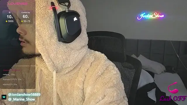 Snapshot of JordanShow chatting on 02.16.25 JordanShow online show from 02.16.25