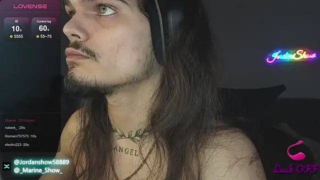 Snapshot of JordanShow chatting on 02.16.25 JordanShow online show from 02.16.25