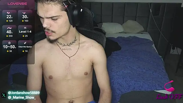 Snapshot of JordanShow chatting on 02.21.25 JordanShow online show from 02.21.25