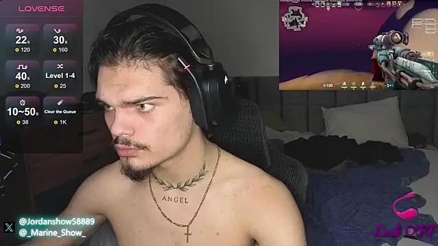 Snapshot of JordanShow chatting on 02.21.25 JordanShow online show from 02.21.25