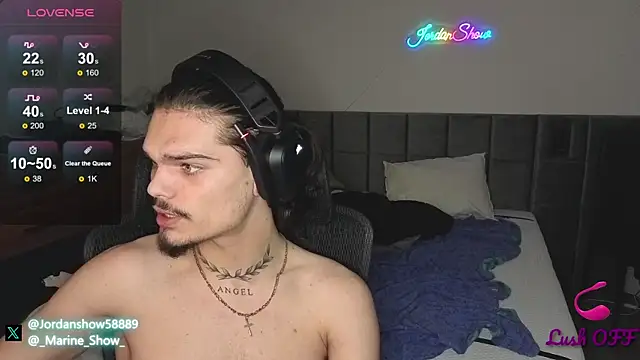 Snapshot of JordanShow chatting on 02.21.25 JordanShow online show from 02.21.25