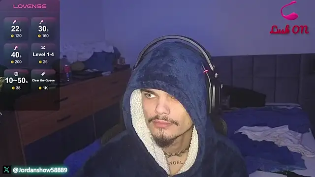 Snapshot of JordanShow chatting on 03.22.25 JordanShow online show from 03.22.25
