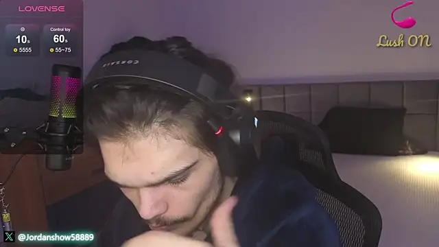 Snapshot of JordanShow chatting on 03.22.25 JordanShow online show from 03.22.25