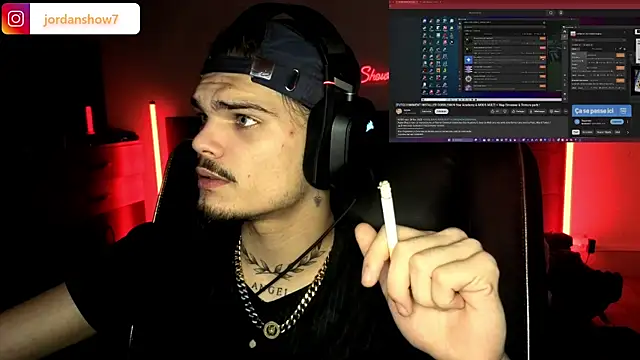 Snapshot of JordanShow chatting on 11.13.25 JordanShow online show from 11.13.25