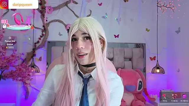 DaripQueen online show from 04.10.26