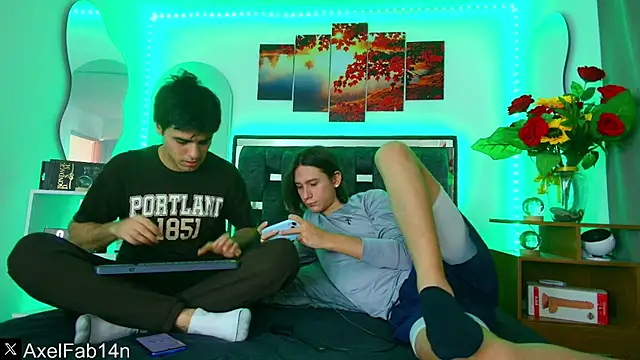 Snapshot of Alex_and_Fabian chatting on 02.19.25 Alex and Fabian online show from 02.19.25