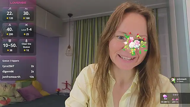 Snapshot of JanePearl chatting on 12.06.24 JanePearl online show from 12.06.24